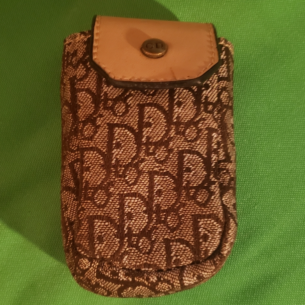 Dior Brown and Tan Monogram Phone Case